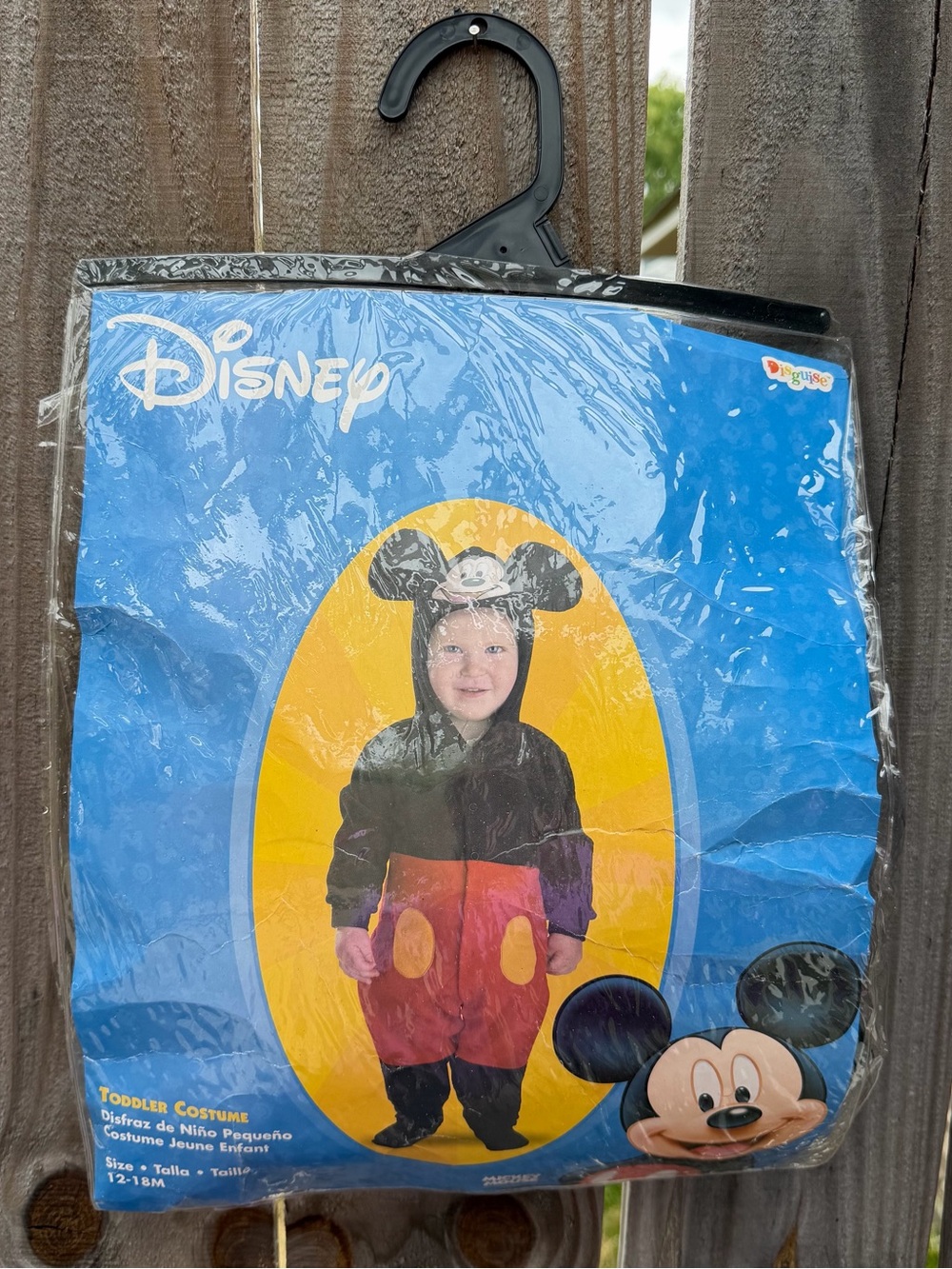 NWT Disney Mickey Mouse Halloween Costume Toddler 12-18M Disguise
